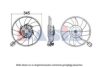 OPEL 1341097 Fan, radiator